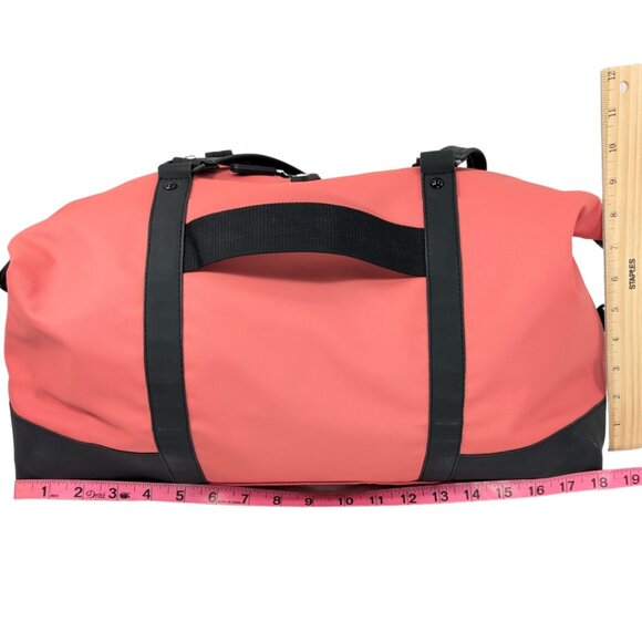 WanderX NWT Pink Coral Large Nylon Spinner Travel Duffel Bag - Picture 2 of 8